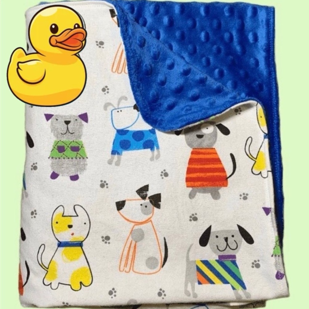 𝅺💙🐾brand NEW🐾💙Cute handcrafted baby blanket